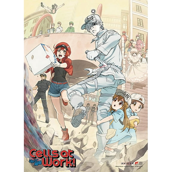 Cells At Work!- Key Art Wall Scroll