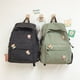 thumbnail image 5 of Mochila escolar de nailon de gran capacidad para estudiantes de secundaria, mochilas japonesas para estudiantes de secundaria, mochilas sencillas de ocio, 5 of 5