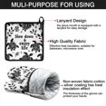 thumbnail image 7 of Black and White Sea Turtle Kitchen Oven Mitt and Pot Holder Sets 4 Pcs for Baking, Cooking and Grilling, Heat Resistant Up To 392 °F, 7 of 7