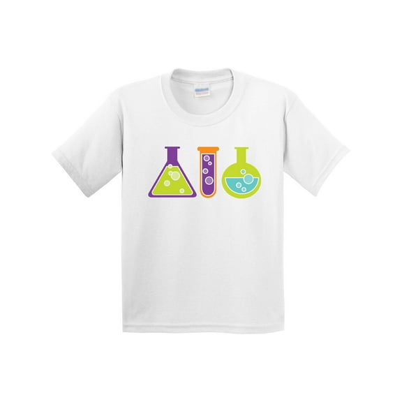 Inktastic Scientist Kids Chemistry Beakers Youth T-Shirt