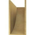 thumbnail image 4 of 12"W x 36"D x 24"H Classic Durham Rough Cedar Woodgrain TimberThane Corbel, Primed Tan, 4 of 6