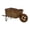Brown#0623-185, variant on Farmhouse Metal Wheelbarrow Planter 8.3"×4.3" Distressed Succulent Herb Decor Cart Indoor Outdoor Patio Balcony Yard Plant Holder