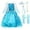 G047-Blue, variant on Benylion Girls Ice Costume Princess Snow Dress up Blue Dresses with Cosplay Accessories Crown Wand & Gloves for 5-6 Years