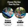 thumbnail image 2 of Hamaca de Camping Vigel XL Doble Capacidad 227 kg Nylon 210T, 2 of 7