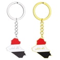 thumbnail image 5 of Exquisite Iraq Flag Keyring Long Lasting Iraq Map Keychain Non Fading Steel Key Holder Suitable for Travelers, 5 of 9