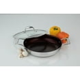 thumbnail image 4 of Meyer Supersteel Stainless Steel 32cm/12" Everyday Pan Non Stick Skillet with cover, Made in Canada, 4 of 5