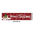 thumbnail image 3 of Beautynvta Merry Christmas Banner, Merry Christmas Sign Christmas Decorations, Large Xmas Photo Backdrop Banner, for Yard Garden Lawn House, Holiday Party Supplies, 1.64x8.2 Ft, 3 of 6