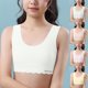thumbnail image 1 of Penkiiy Chicas Suave Entrenamiento Bras, Sin Seamless First Bra Chicas Deportes Bras Longline Crop Bra, Pecho Doble Lined, 1 of 8