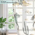 thumbnail image 4 of Yayeee Window Curtains Light Filtering 63"x42" Grommet Panel Pair Home Living Room Decor, Cactus Cowboy Pattern, 4 of 7