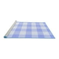 thumbnail image 2 of Ahgly Company Machine Washable Indoor Rectangle Checkered Blue Modern Area Rugs, 8' x 12', 2 of 4