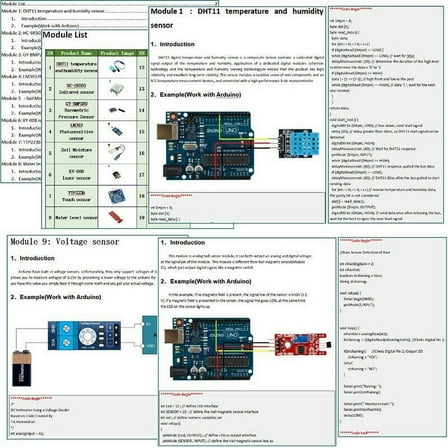 22-In-1 Starter Kit Sensor Module with Tutorial For Arduino For Raspberry Pi