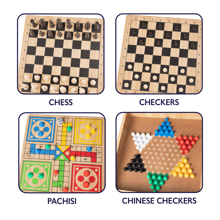 Classic Games 10-in-1 Game House with Wooden Storage Case photo 5