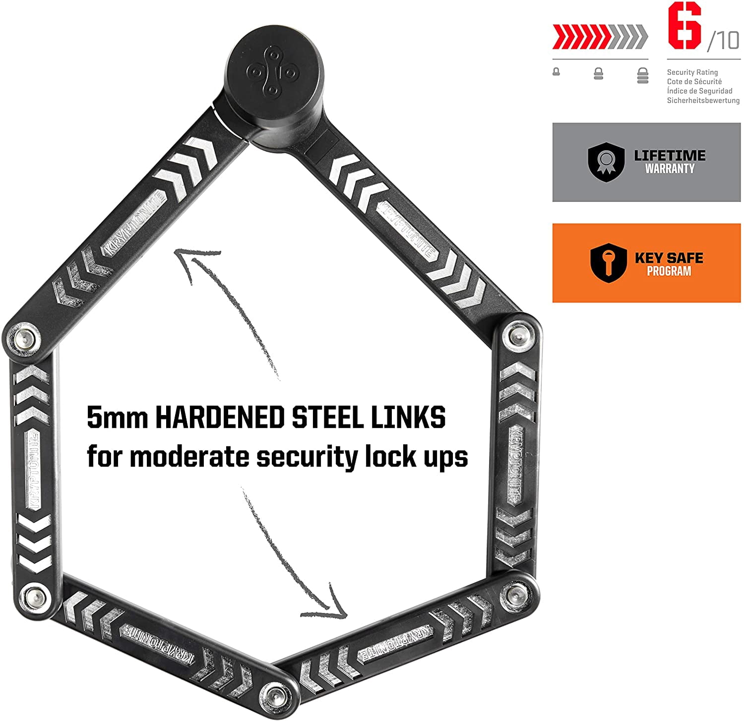Kryptonite Evolution 695 Folding Lock