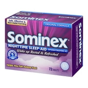 Sominex Original Formula Tablets, 72 ea