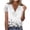 (Type 139)Multicolor, variant on Otvok Women Fashion Summer Fold Printed Regular Women Short Sleeves V Neck Button Top