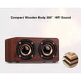 thumbnail image 3 of Altavoz Bluetooth Retro de Madera, Altavoces Inalámbricos Duales de 5 W con Sonido Envolvente 3D, 3 of 8