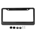 thumbnail image 2 of License Plate Frame, Wear Resistant Dry Carbon Fiber Number Plate Frame Universal  For Cars, 2 of 8