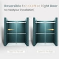 thumbnail image 5 of Sunny Shower Frameless Sliding Brushed Nickel Finish Shower Door 60 in. W x 72 in. H, 5 of 9