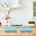 thumbnail image 2 of 2 Pcs Snack Containers Stainless Steel Small Food Box Double Compartment, 2 of 9