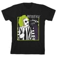 thumbnail image 3 of Beetlejuice and the Sandworm Toddler Boy's Black Graphic Tee-3T, 3 of 5
