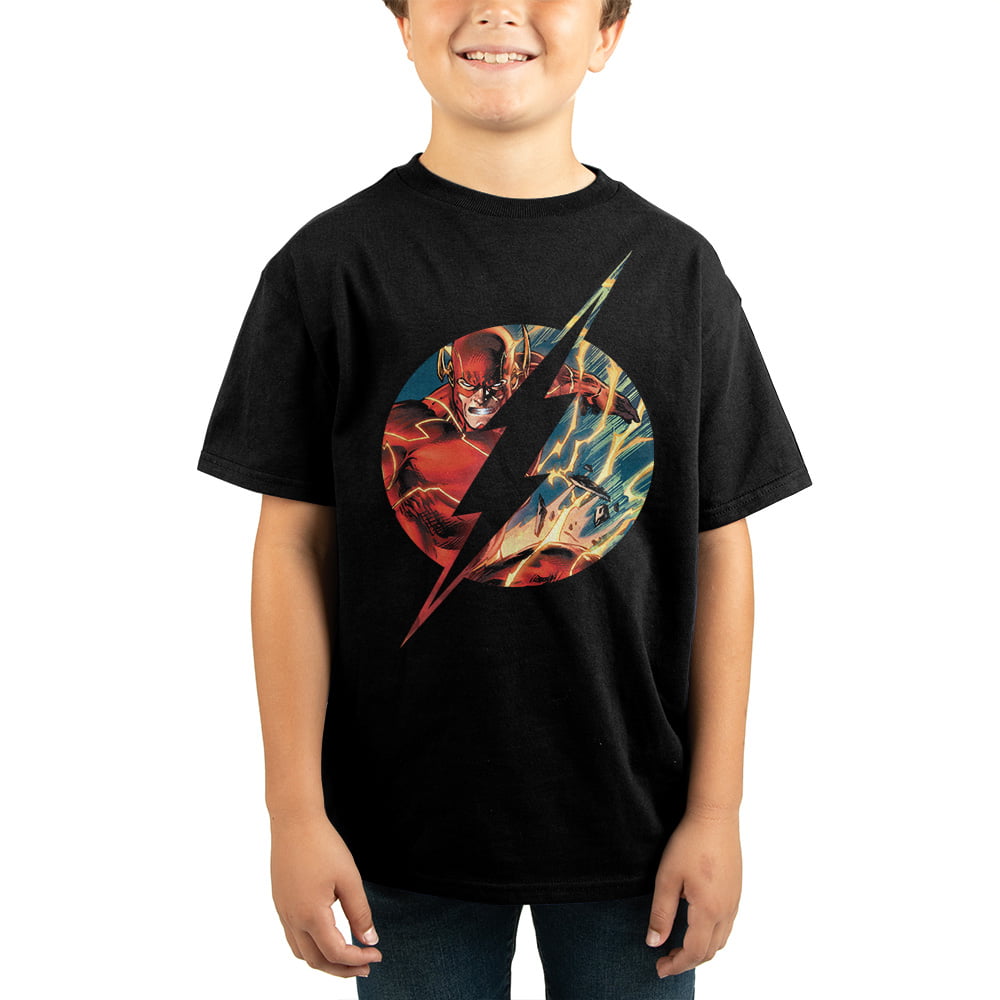 DC Comics Justice League Boys T-Shirt Superman Size Medium 5-6 or Large 7 NWT 