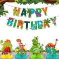 thumbnail image 4 of Decoración de fiesta para cumpleaños del dinosaurio Jamonxi de 1 a 5 años, 4 of 9