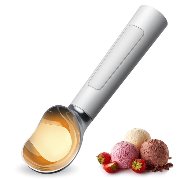 Z&X Heated Rechargeable Electric With LED Display IP67 Waterproof Ice Cream Scoop