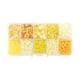 thumbnail image 3 of Cuentas de bordado y lentejuelas Sunnimix con caja de almacenamiento de vidrio Amarillo, 3 of 8
