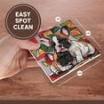 thumbnail image 7 of 3drose, Funny Cute French Bulldog Puppy Dogs Playing Abstract Art Pets, Set of 4 Ceramic Tile Coasters, 7 of 7
