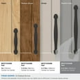 thumbnail image 3 of Amerock Enlivity 6-5/16 inch (160mm) Center-to-Center Oil-Rubbed Bronze Cabinet Pull, 3 of 6