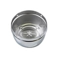 thumbnail image 3 of Polaris OEM Chrome Wheel Center Cap, Embossed Star Logo, 1521128, 3 of 4