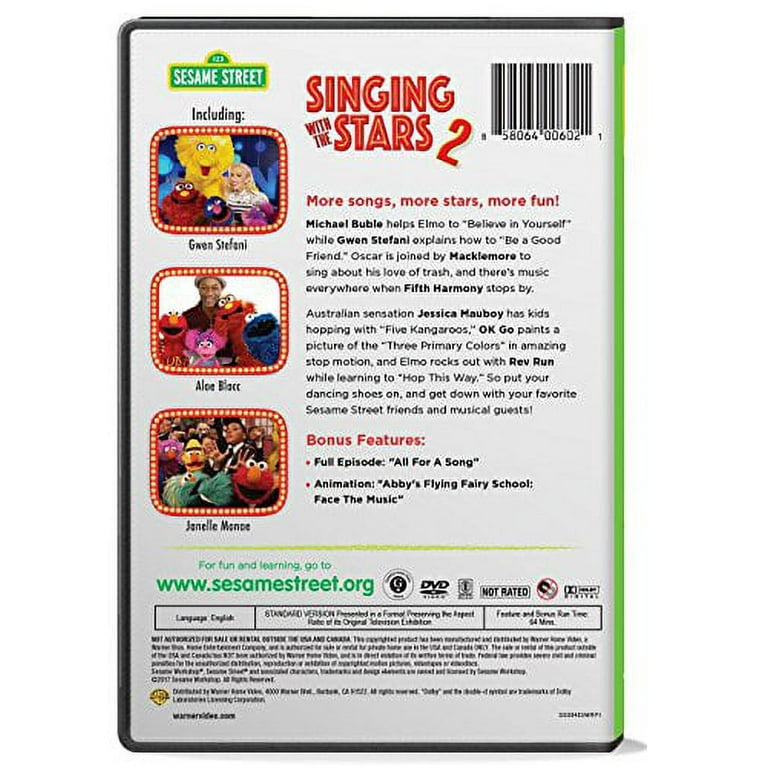 Sesame Street: Singing With the Stars 2 (DVD), Sesame Street