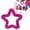 Hot Pink(8.7 Inch), variant on Zoxiy 250th Anniversary 4th of July Wreath for Front Door US Patriotic Star Tinsel Wreath Red White Blue Star for Memorial Independence Day Hanging Garland Mantel Decor for Party Blue(8.7 Inch)