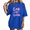 blue-1, variant on Women's 3D Bubble Font Jesus Loves You Faith Quote Graphic Cropped Short Sleeve T‑shirt Relaxed Fit