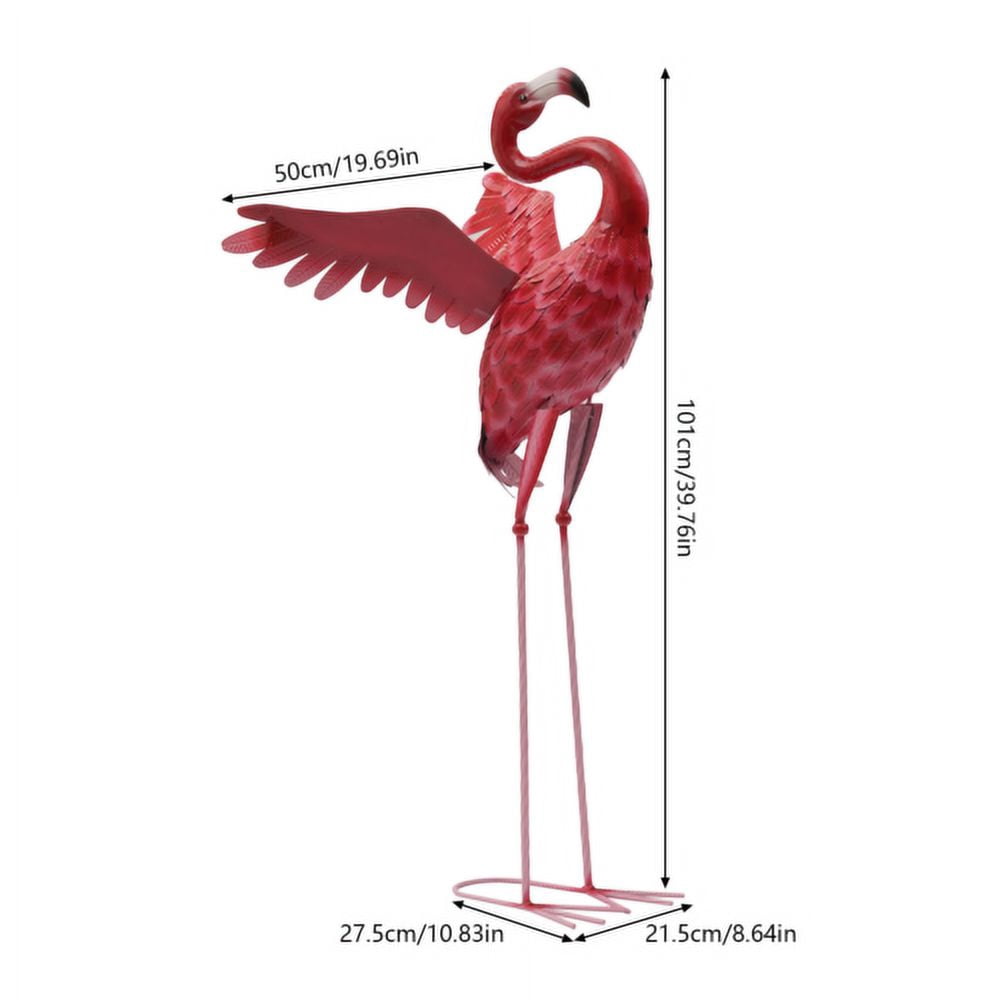 Flamingo Bird Garden Stake Statue Yard Art Park Lawn Stage Outdoor Decor GOOD!!