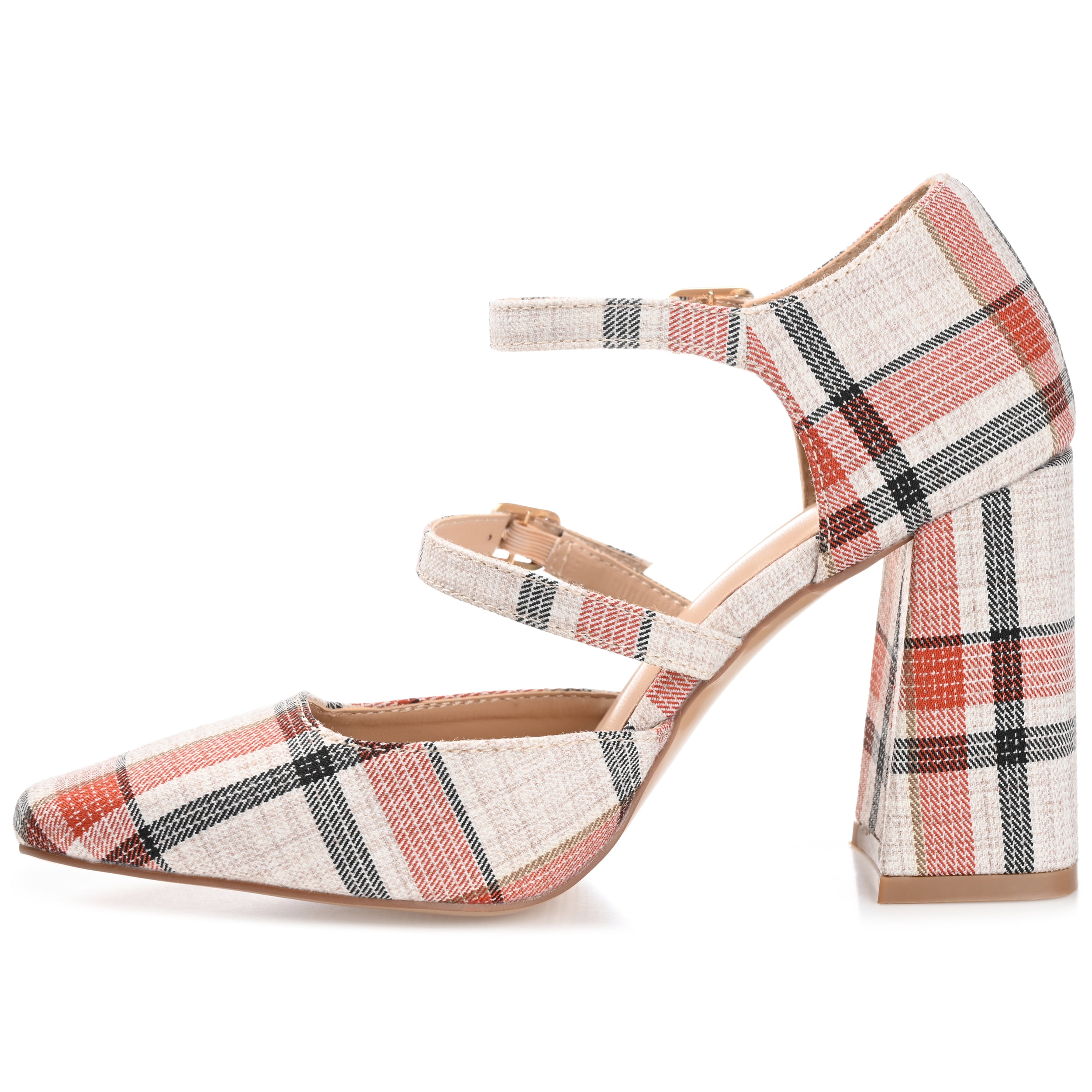 Journee Womens Isadorah Mary Jane Mid Block Heel Square Toe Pumps, Widths Available