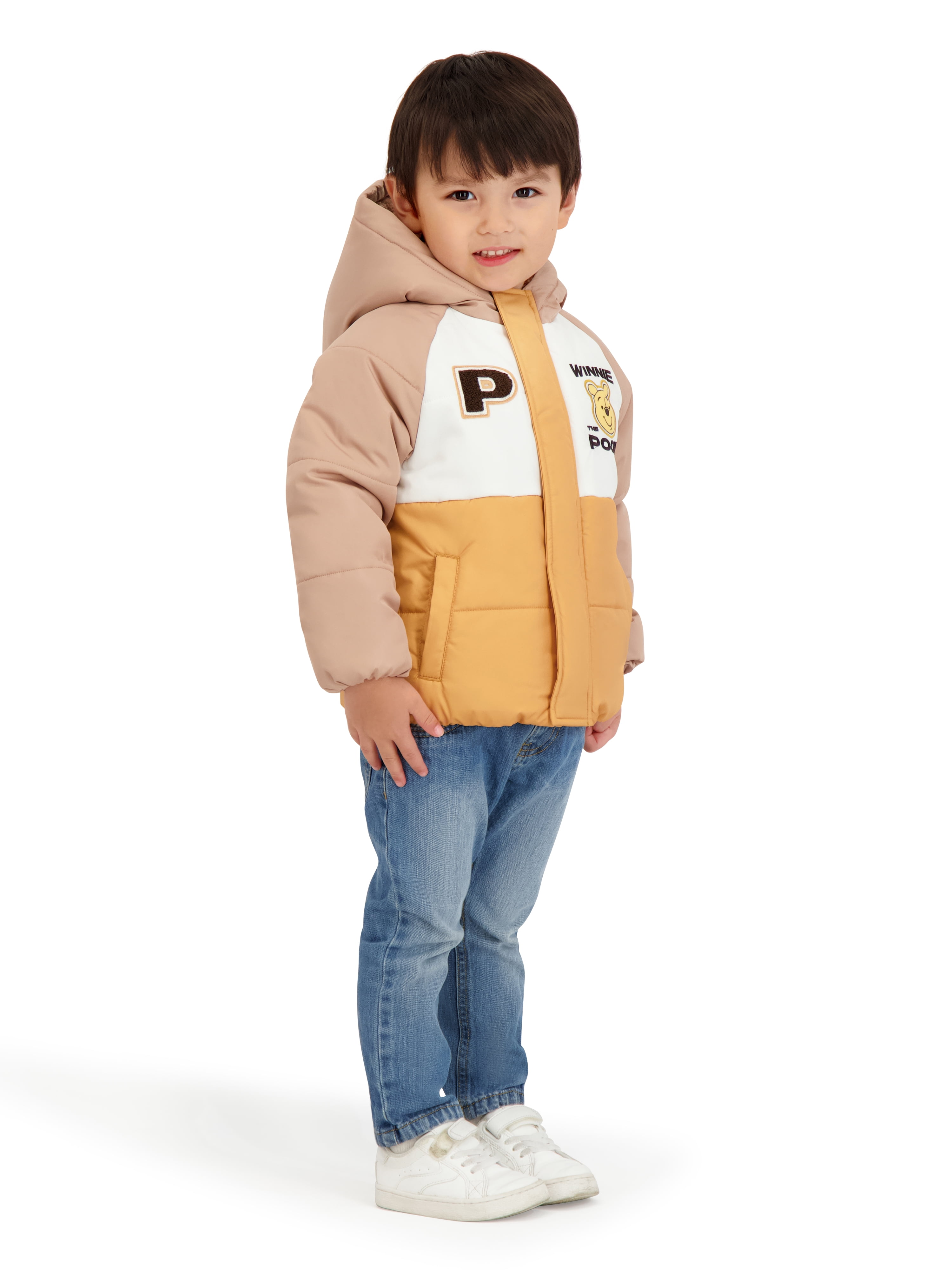 Character Toddler Boy Color- Block Puffer Jacket, Sizes 12M-5T