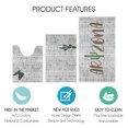 thumbnail image 3 of the US States Design 3 Piece Bathroom Rugs Set - Non-Slip Ultra Thin Bath Rugs for Bathroom Floor - Washable Cotton Bathroom Mats Set, 3 of 8