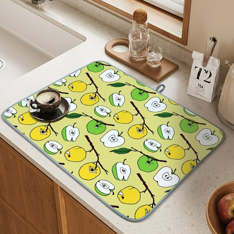 Yellow dish drying mat new arrivals