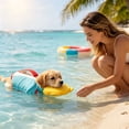 thumbnail image 6 of Dog Life Jacket High Flotation Puppy Safety Vest for Swimming Boating, Dog Swim Vest Reflective Water Vest Pet Life Preserver with Rescue Handle, 6 of 9