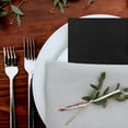 thumbnail image 6 of 100 Pcs 2-Ply Black Dinner Napkins Paper Napkins Disposable Guest Hand Towels for Bathroom Dinner Wedding Baby Shower Halloween Party Guest Bathroom Napkins, 6 of 14
