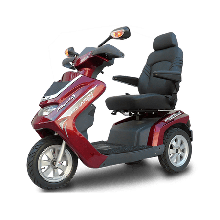 EV Rider Royale 3 Mobility Electric Scooter, Red