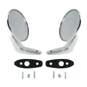 Chrome Door Mirrors Outside Exterior Rearview 2pcs Fits 1966-1975 Dodge Plymouth