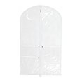 thumbnail image 1 of Funda protectora transparente de PVC para uniformes de baile y vestidos de animadoras, con 3 bolsillos con cremallera. Blanco, 1 of 8
