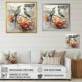 thumbnail image 4 of Designart "Wintertime Enchantment Birds Of Paradise" Birds Of Paradise Canvas Art Print, 4 of 7