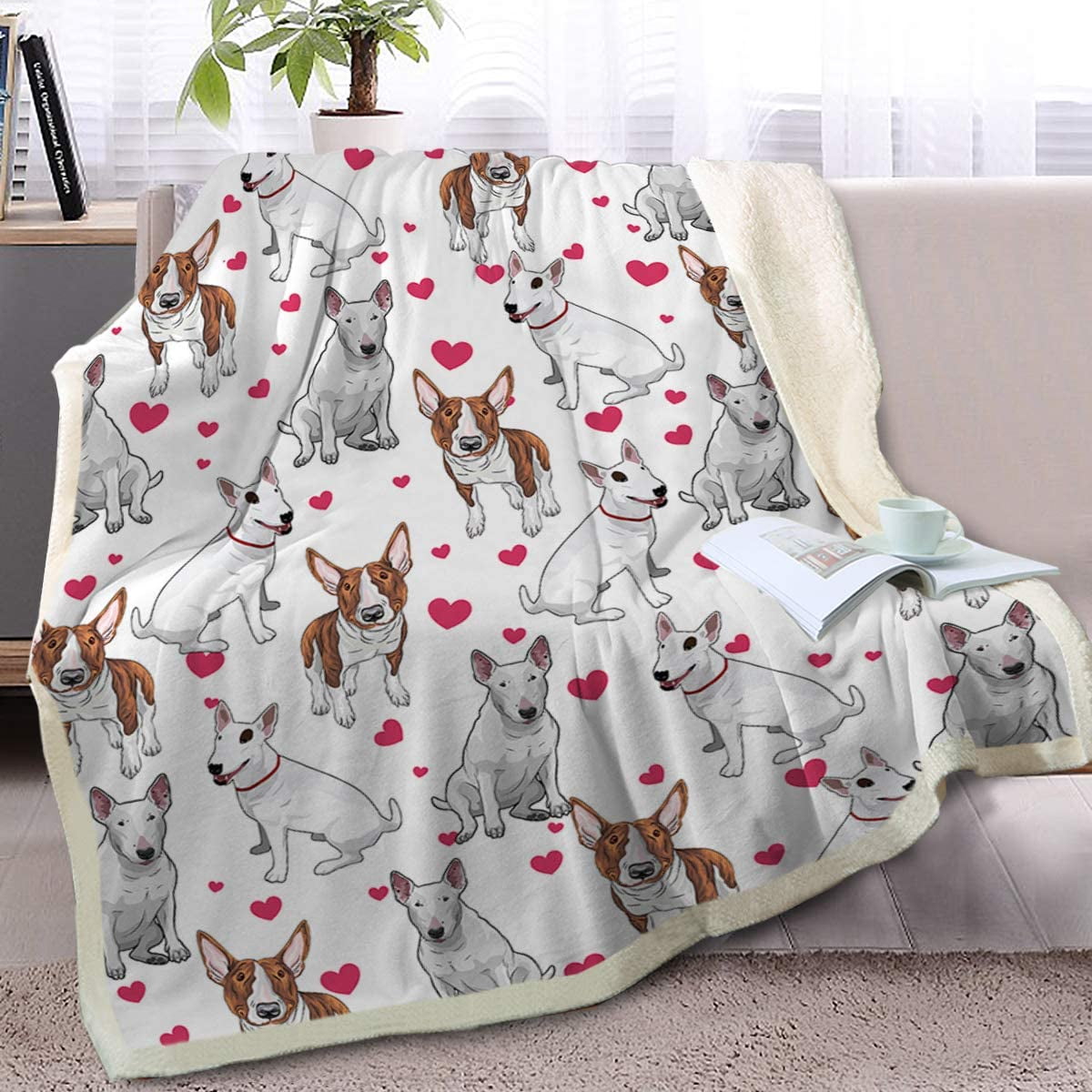 Throw, 50 x 60 Inches BlessLiving Shih Tzu Blanket Red Hearts Dog Fleece Plush Blanket Cute Puppy for Kids Adults 3D Animal Print Sherpa Blanket Gift for Pet Lovers Throw, 50 x 60 Inches BlessLiving Shih Tzu Blanket Red Hearts Dog Fleece Plush Blanket Cute Puppy for Kids Adults 3D Animal Print Sherpa Blanket Gift for Pet Lovers