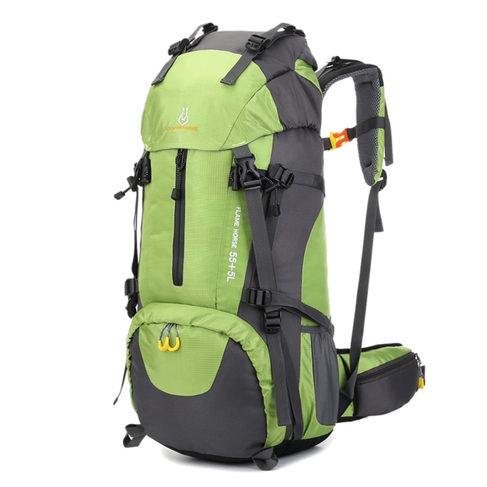 60L Hiking Backpack Waterresistant Outdoor Sport Trekking