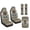 Ethnic Tribal Wolf Dream Catcher, variant on Xixirimido 5Pcs Car Seat Covers & Seatbelt Covers & Center Console Cover Set Universal Auto Accessories Fit for SUV Sedan Van Truck Leather Front Seat Cover, Ethnic Tribal Wolf Dream Catcher