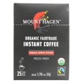 thumbnail image 1 of Mount Hagen - Organic Fairtrade Instant Coffee Freeze Dried Single Serve - 25 Stick(s), 1 of 5