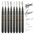 thumbnail image 4 of Calligraphy Brush Pens Set of 4/12(Soft & Hard) for Hand Lettering, Modern Calligraphy, Drawing, Beginner-Friendly Art Markers with Black Pigment Ink, Ideal for Scrapbooking, Journaling, 4 of 7